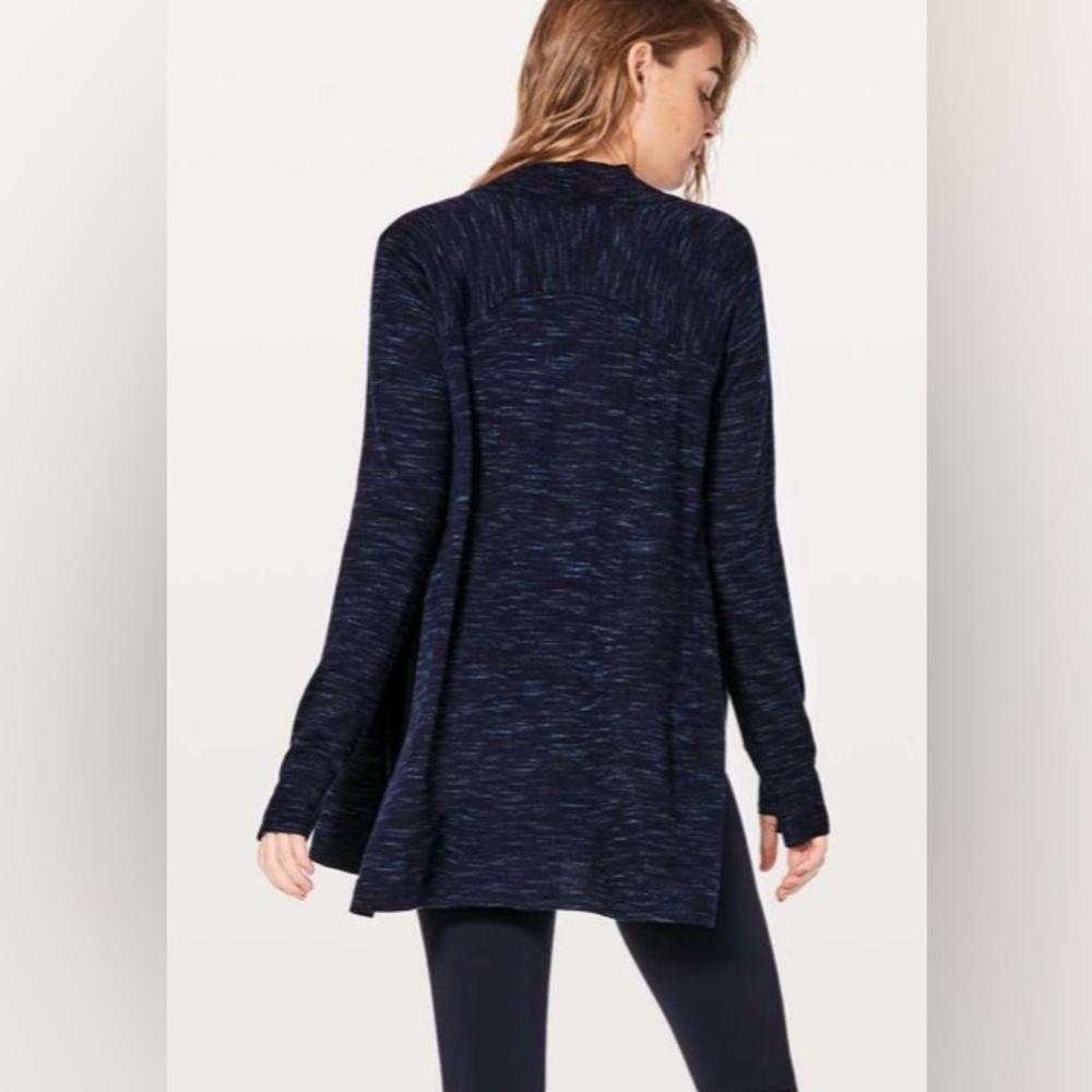 Lululemon Blissful Zen Sweater Midnight Navy/magnetic blue NWOT - Picture 3 of 10